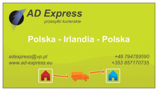 Przesyłki Kurierskie Irlandia Polska - PEWNIE i SOLIDNIE